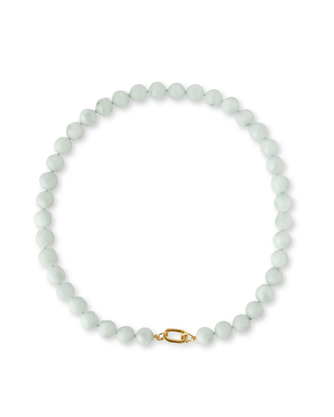 Blue Moonstone Bubblegum Gem Necklace