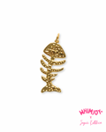 Hammered Fish Charm