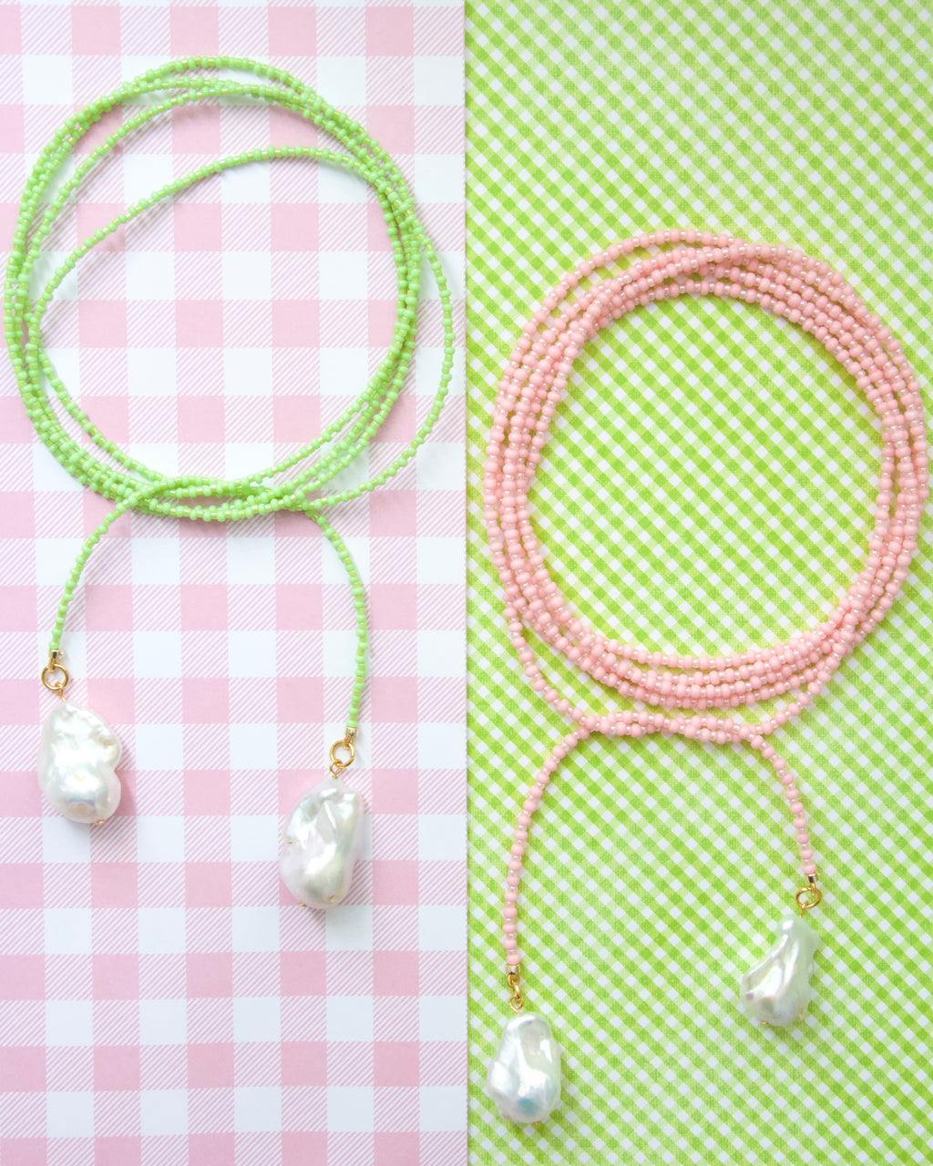 Jubilee Wrap Necklace - Blush