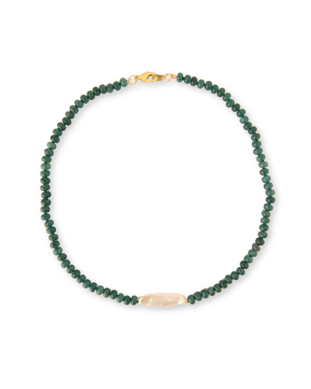 Dark Green Luxe Candy Gem Necklace