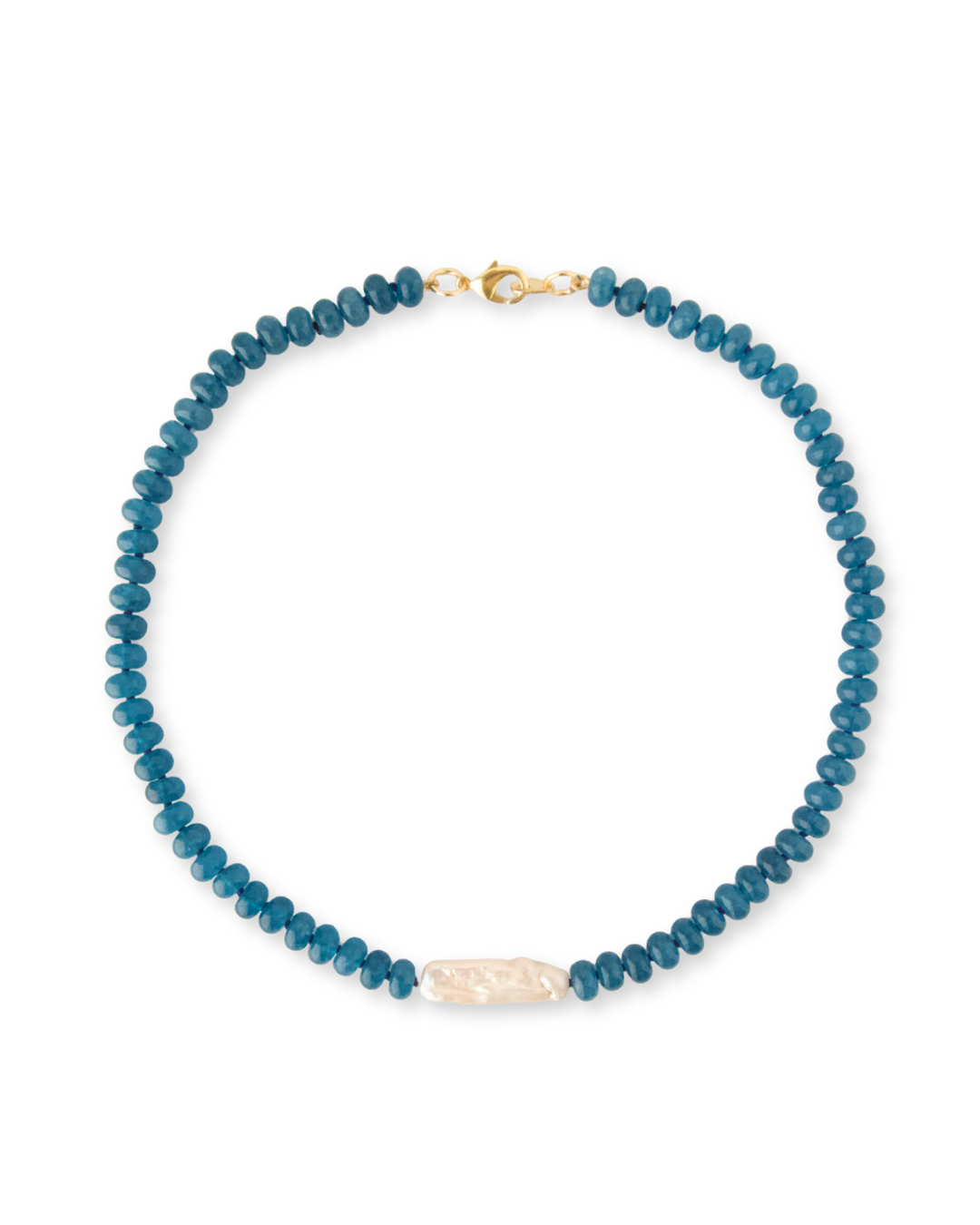 Dark Blue Luxe Candy Gem Necklace