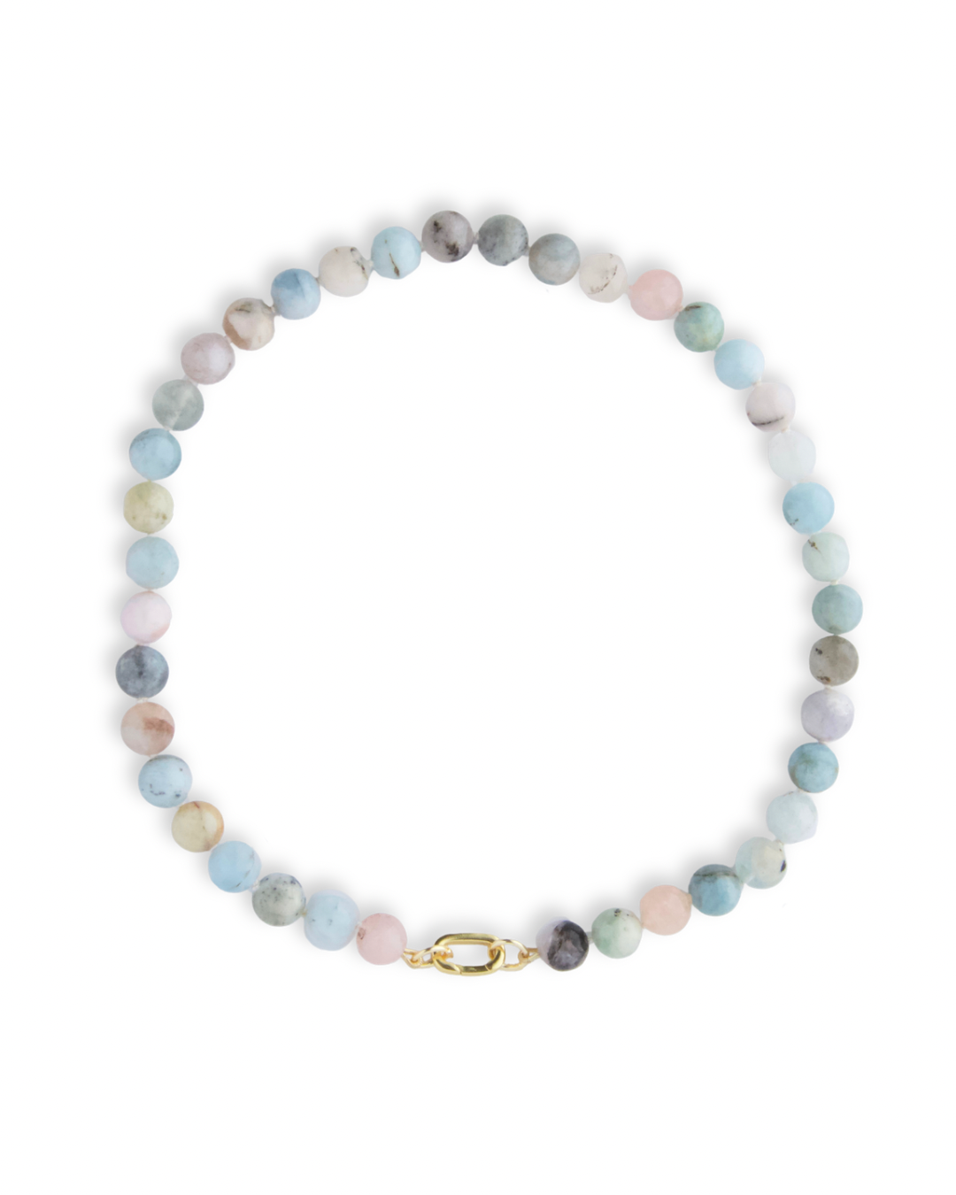 Morganite Bubblegum Gem Necklace