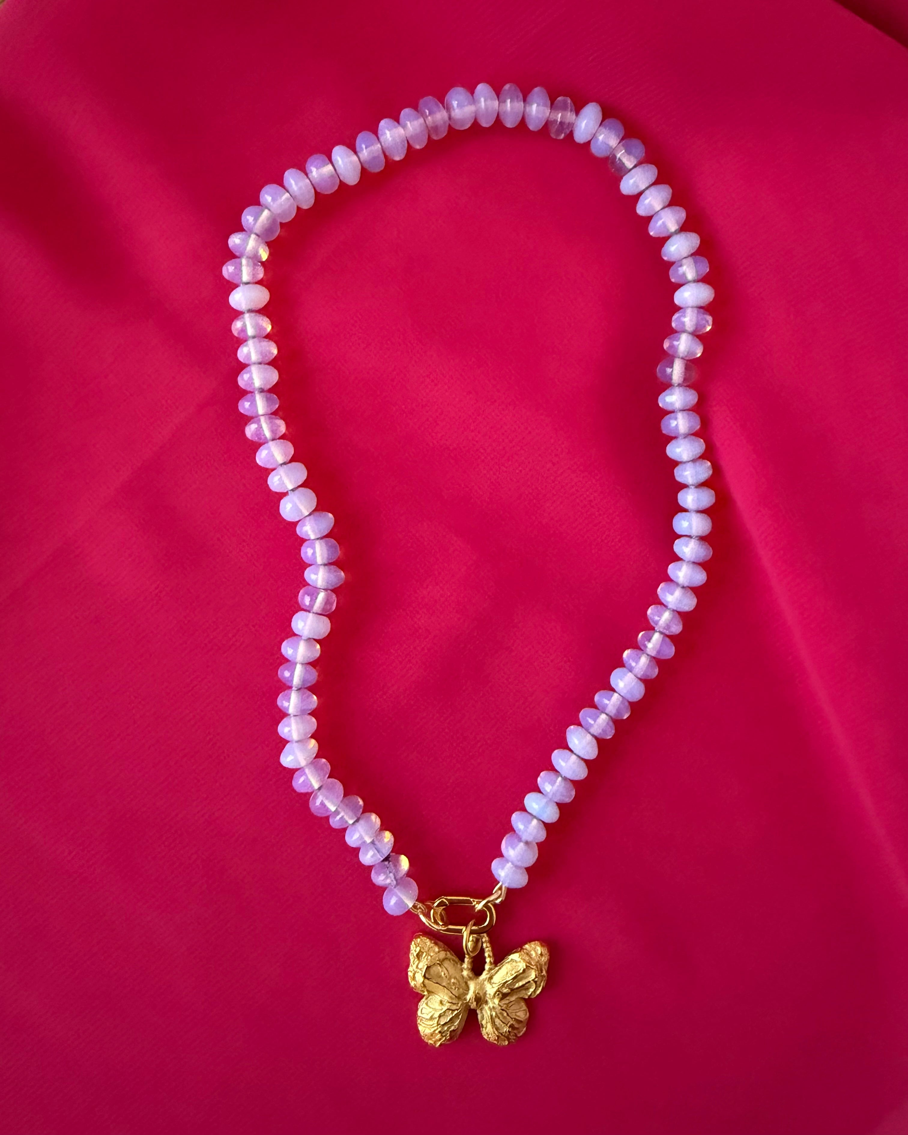 Opalite Classic Candy Gem Necklace - 16"