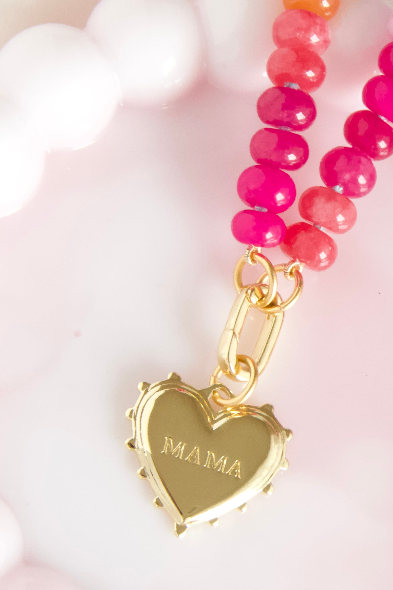 Small Mama Heart Charm