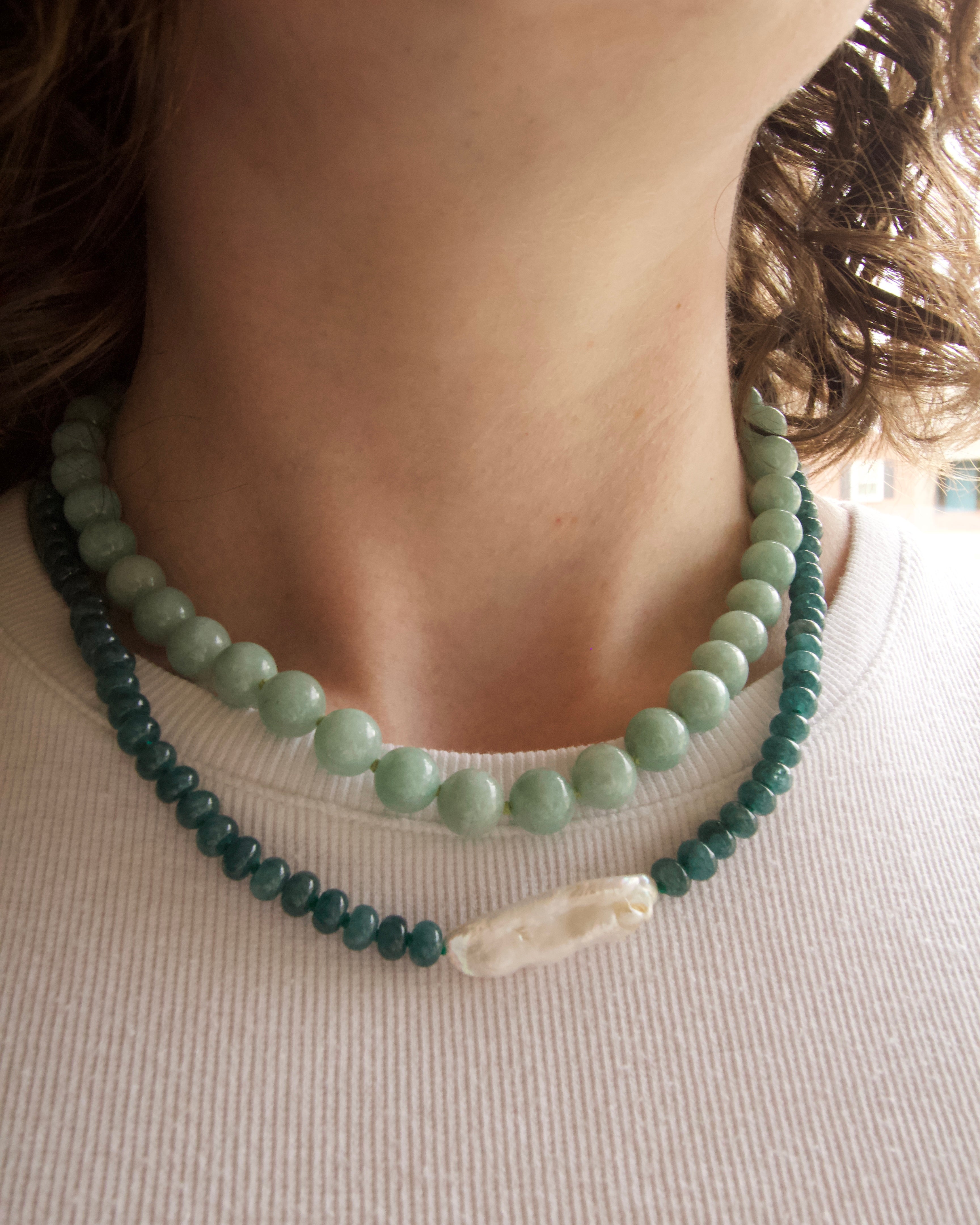 Dark Green Luxe Candy Gem Necklace