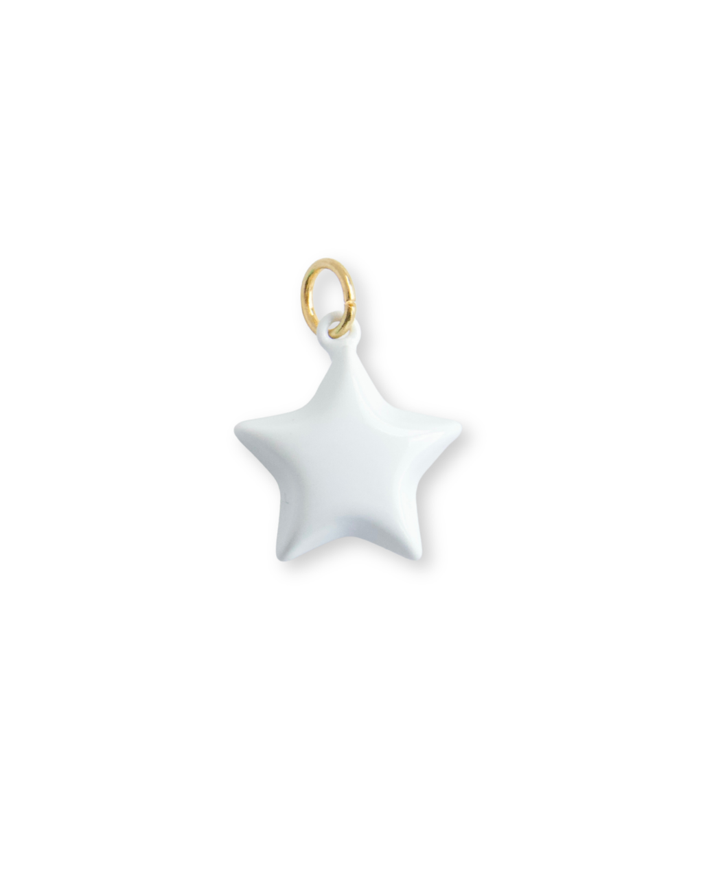 Zinc Enamel Star Charm