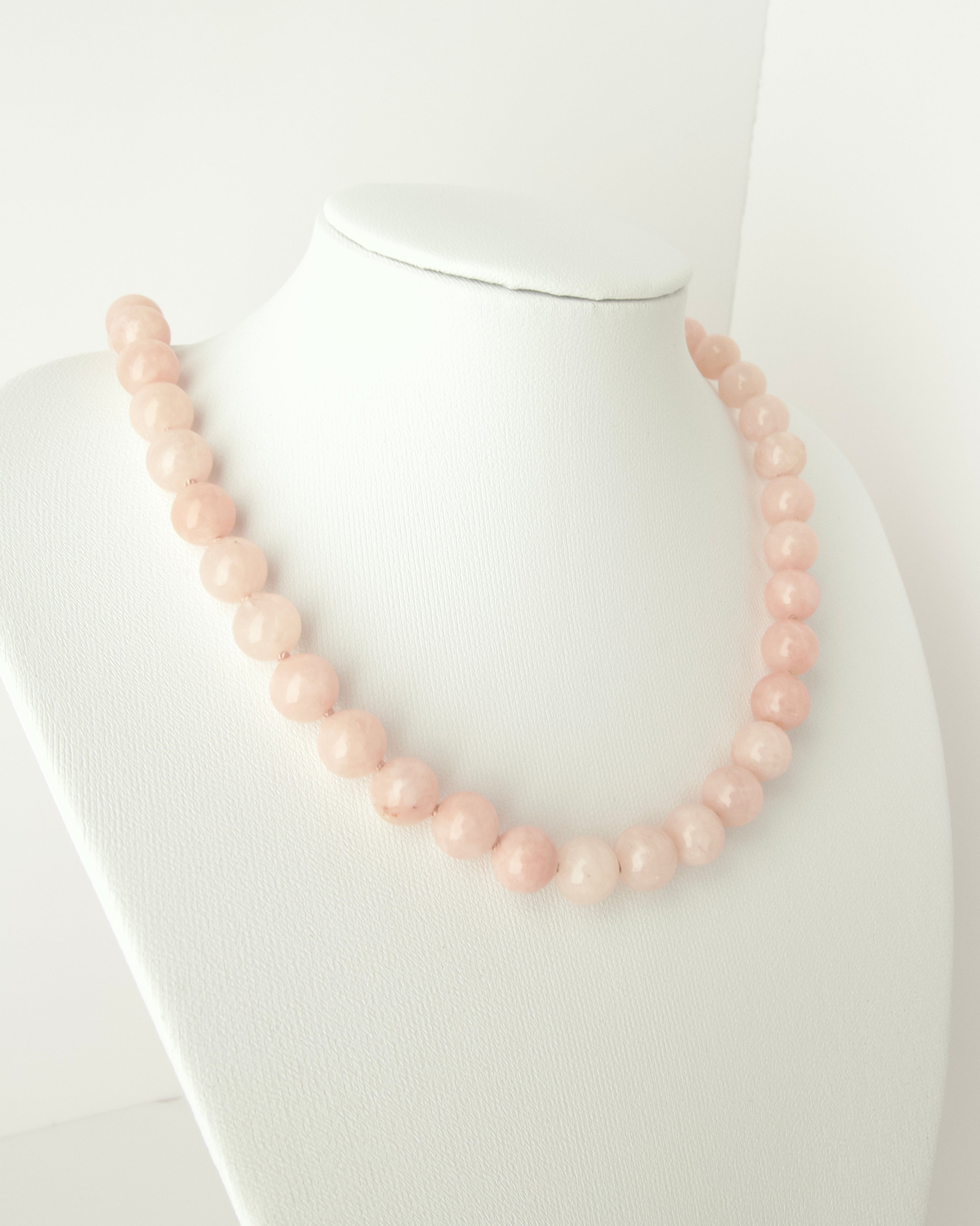 Classic Pink Bubblegum Gem Necklace