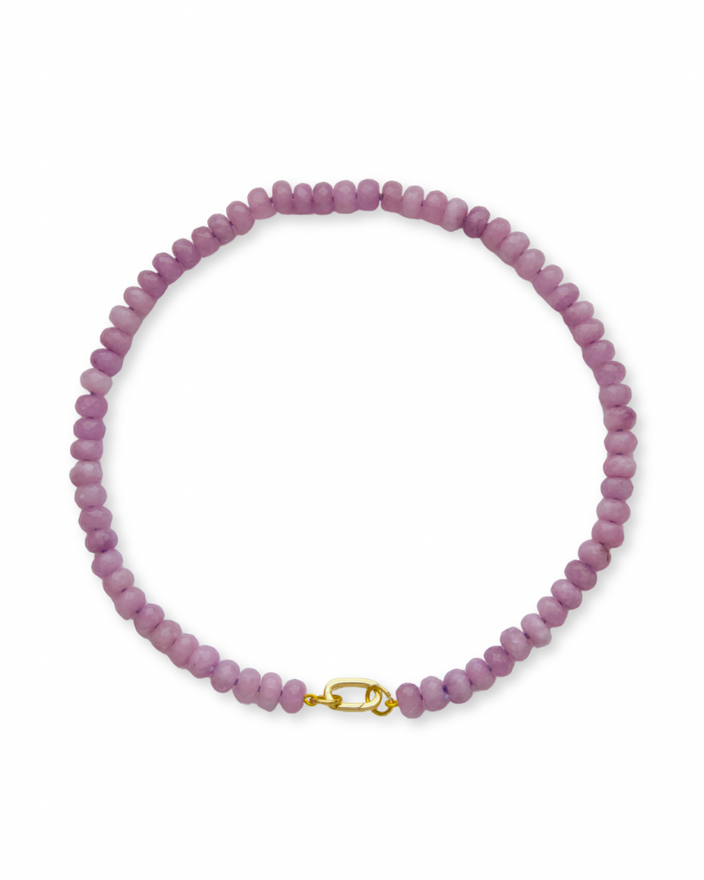 Orchid Faceted Candy Gem Necklace