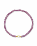 Orchid Faceted Candy Gem Necklace