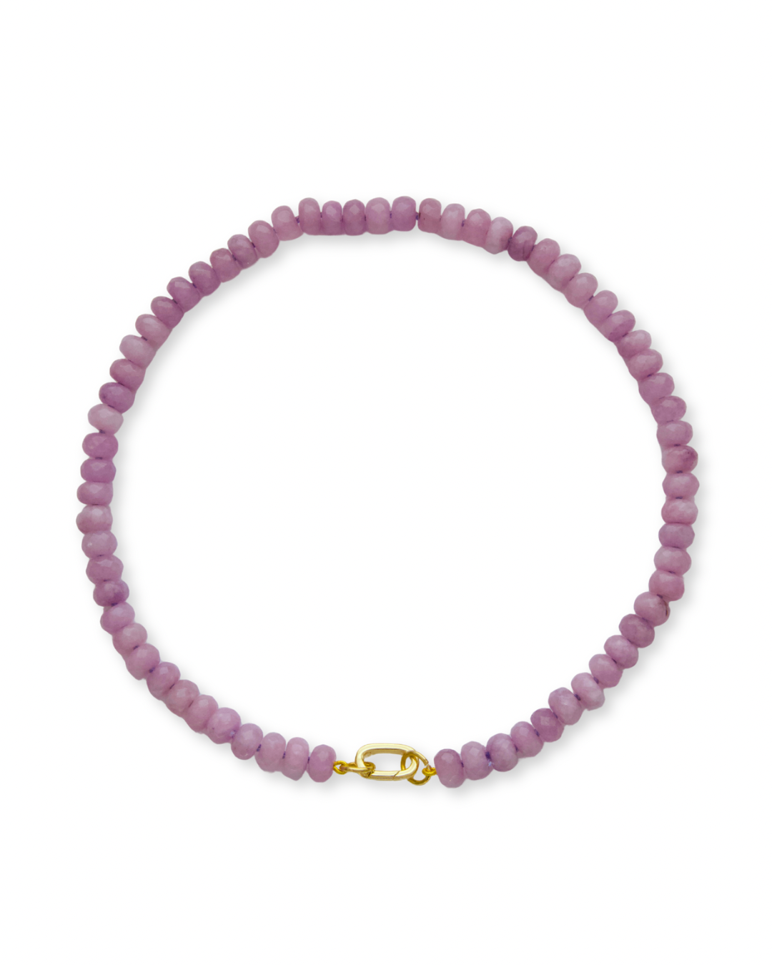 Orchid Faceted Candy Gem Necklace