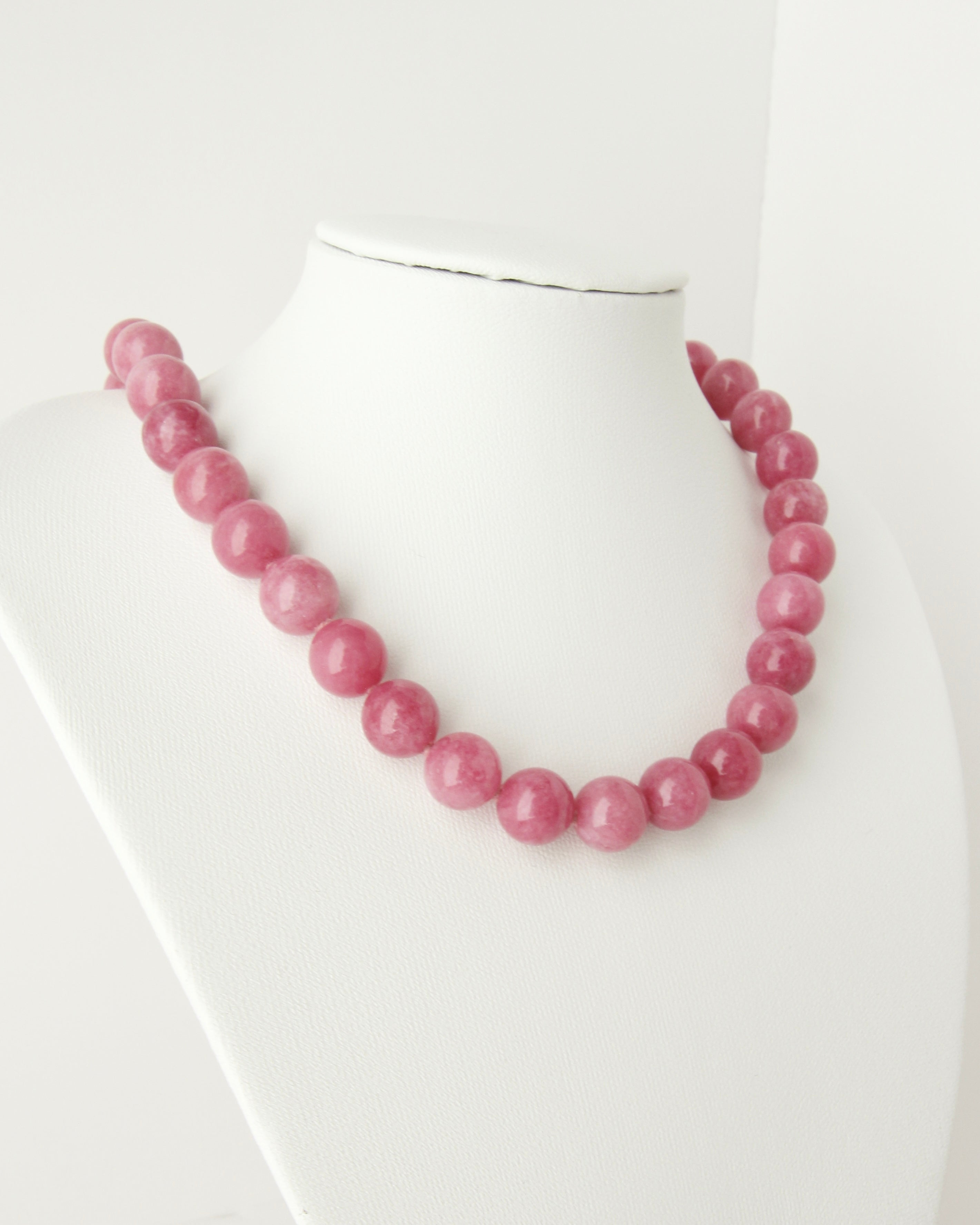 Strawberry Bubblegum Gem Necklace