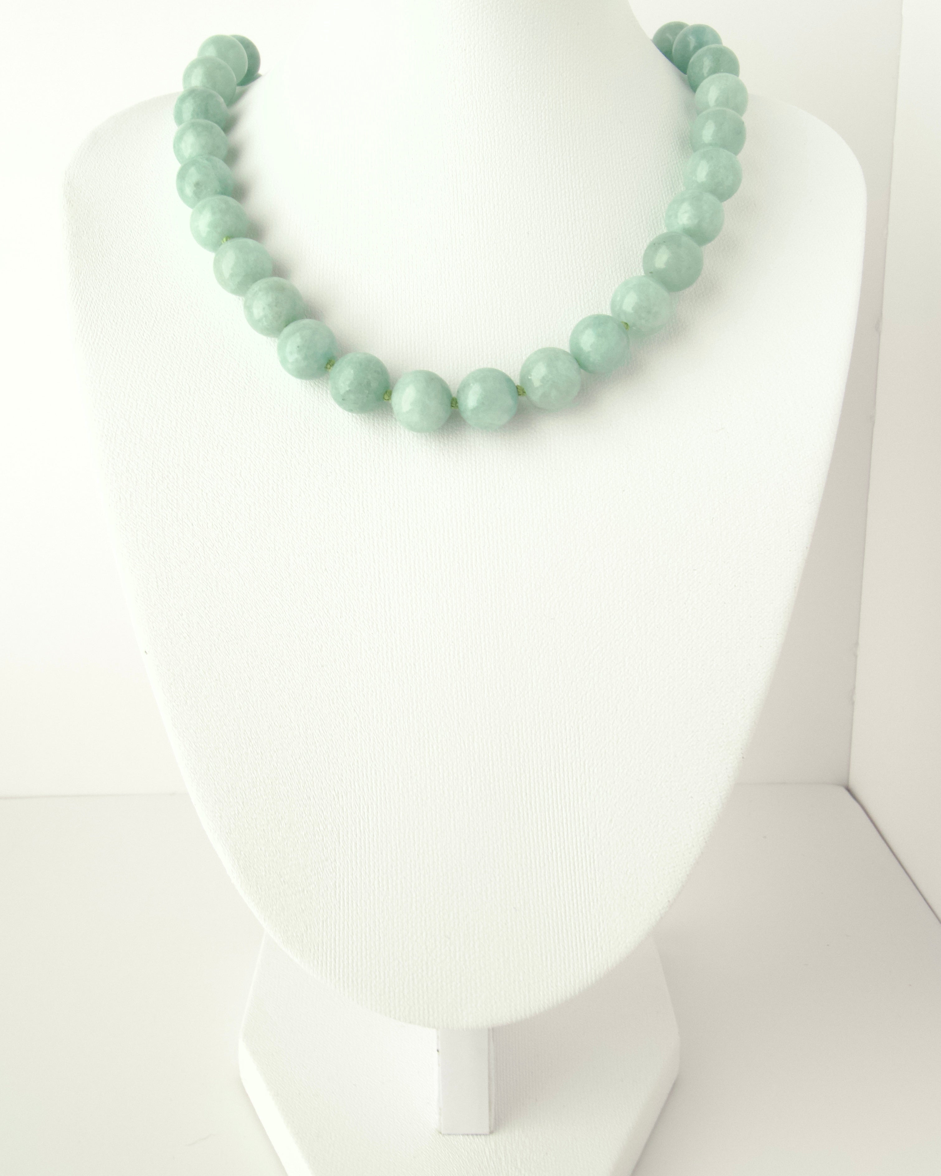 Green Bubblegum Gem Necklace