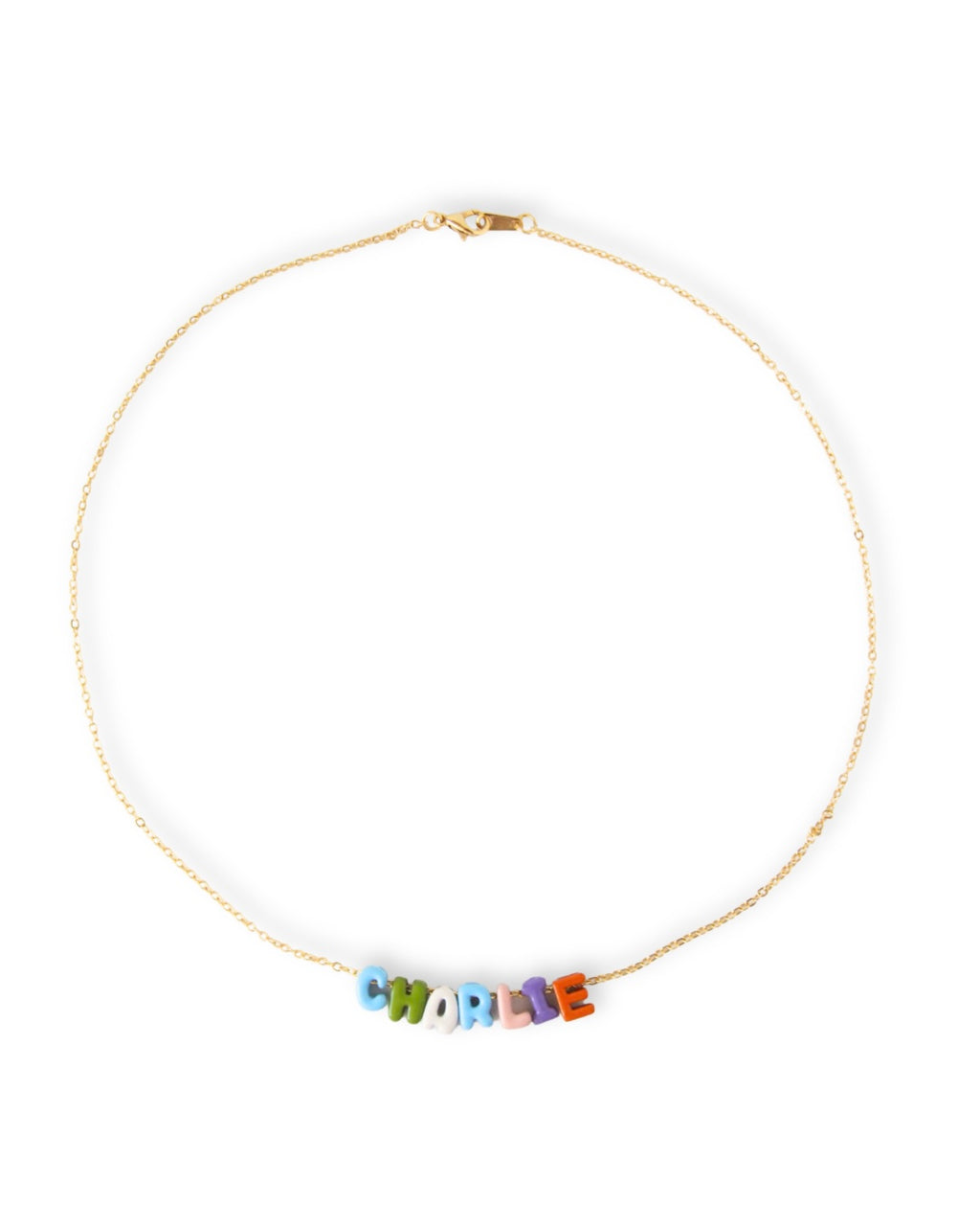 Sprinkle Letter Necklace