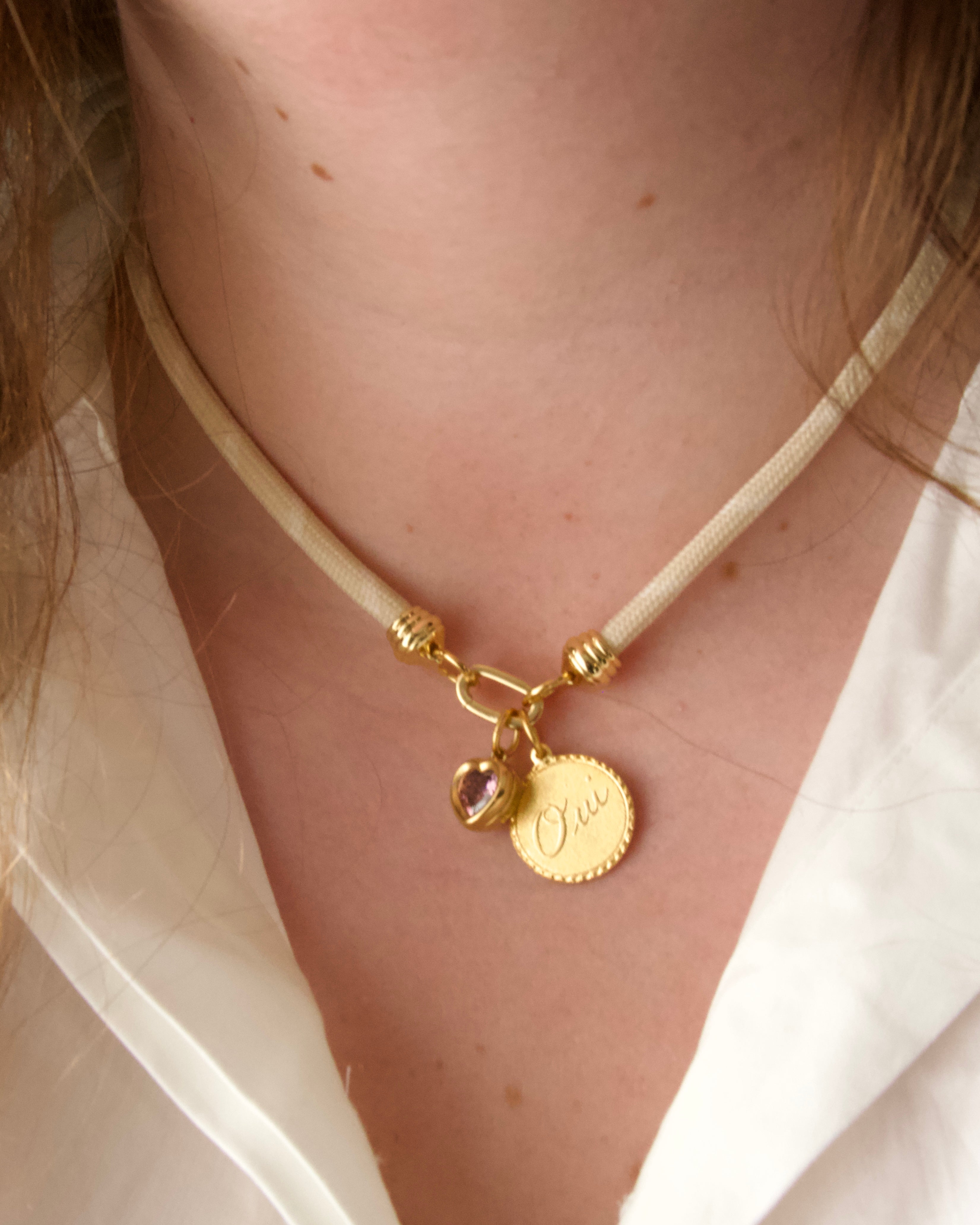 Paracord Necklace - Sand