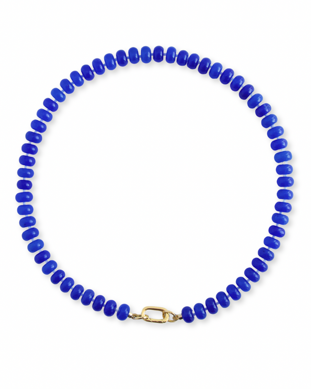 Royal Blue Candy Gem Necklace