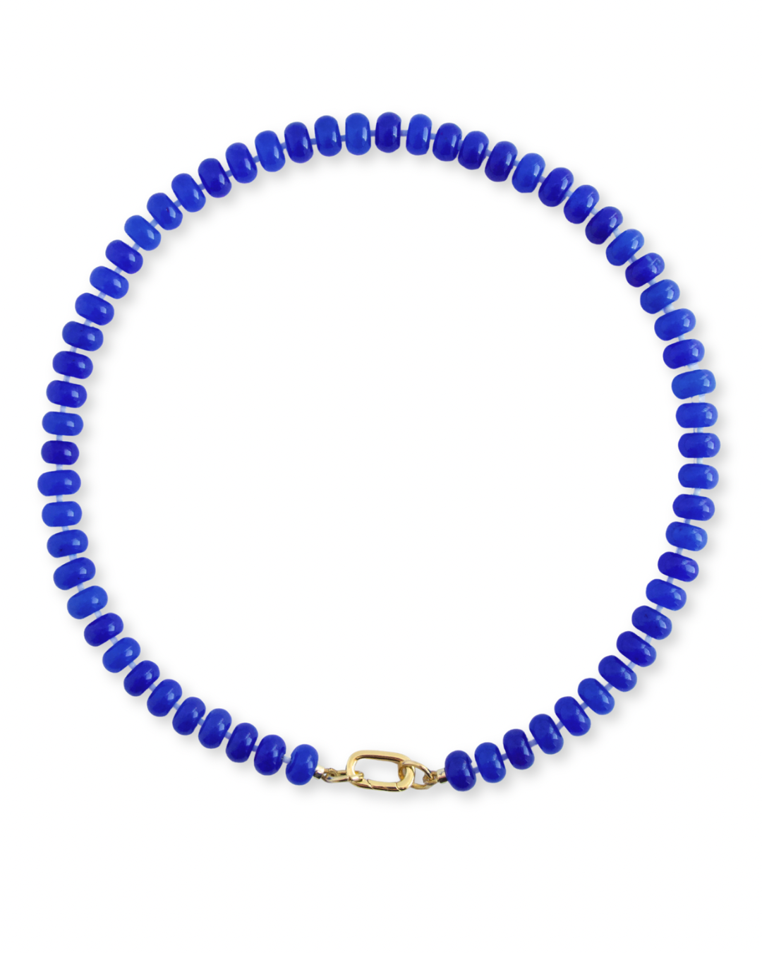 Royal Blue Candy Gem Necklace