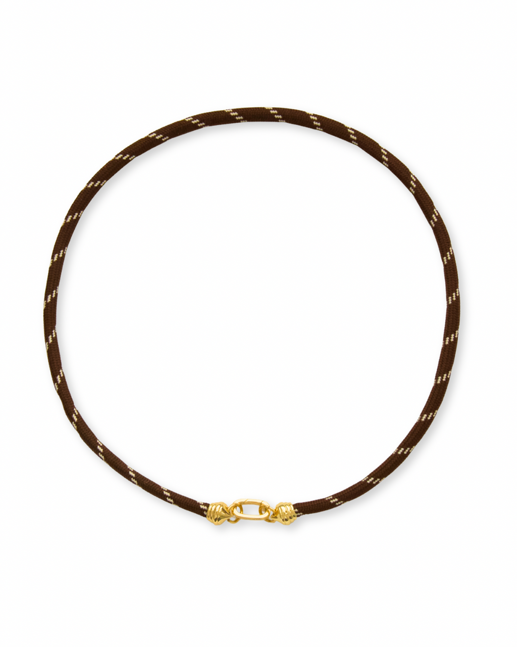 Paracord Necklace - Chocolate Brown