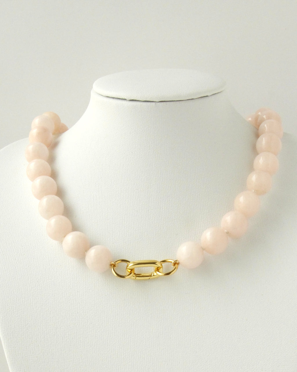 Blush Pink Bubblegum Gem Necklace