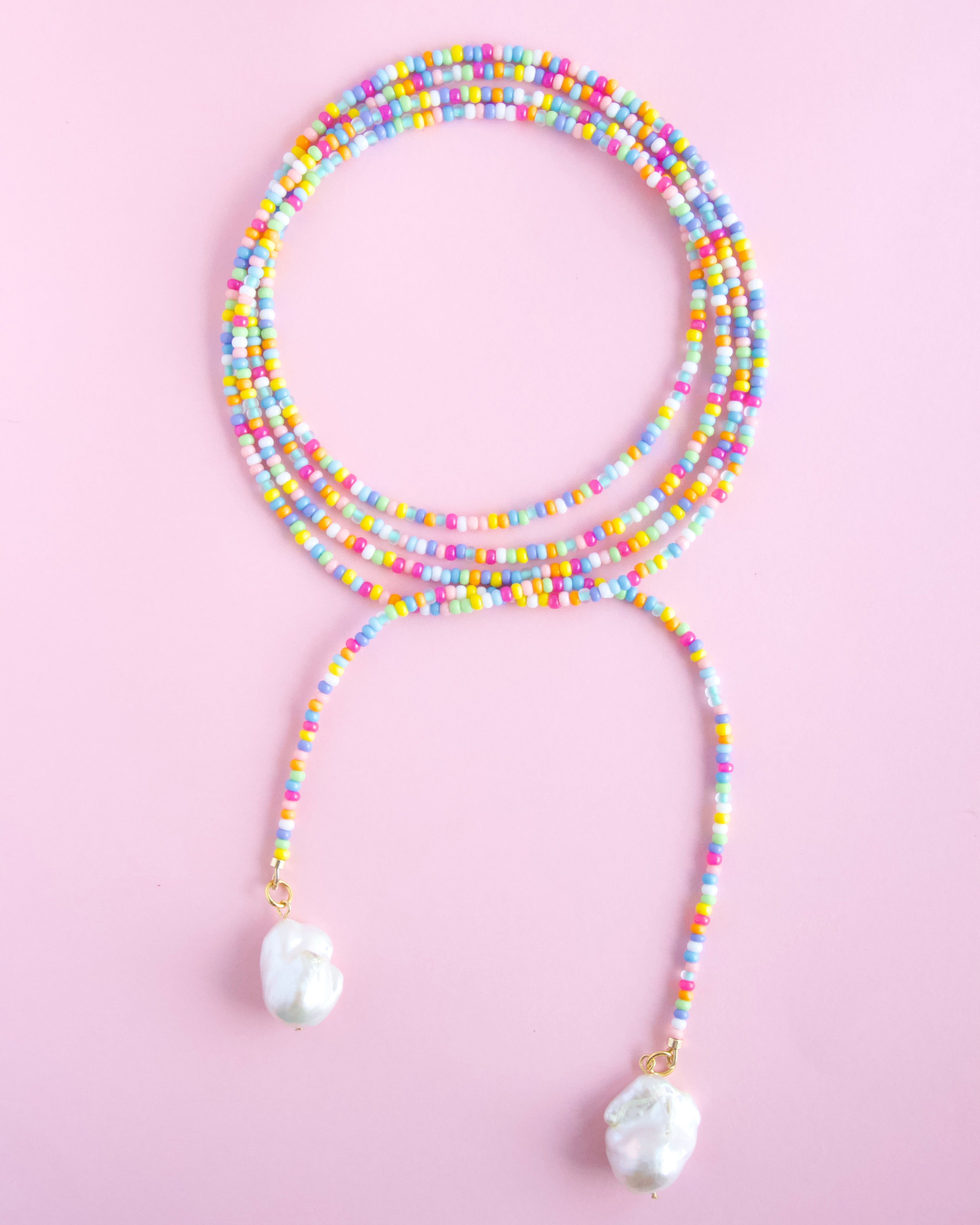 Jubilee Wrap Necklace - Funfetti