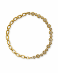 Goldie Half and Half Chain Necklace