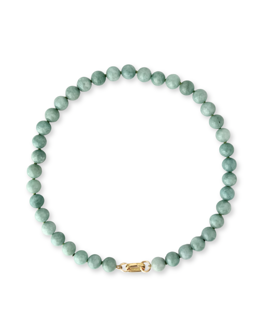 Green Bubblegum Gem Necklace