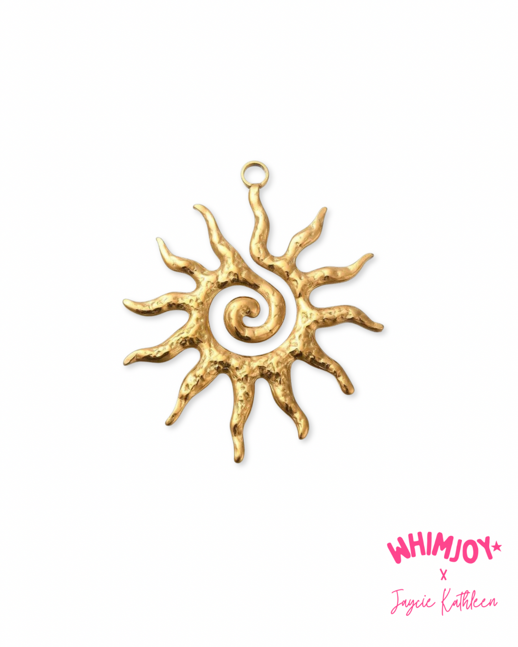 Spiral Sun Charm
