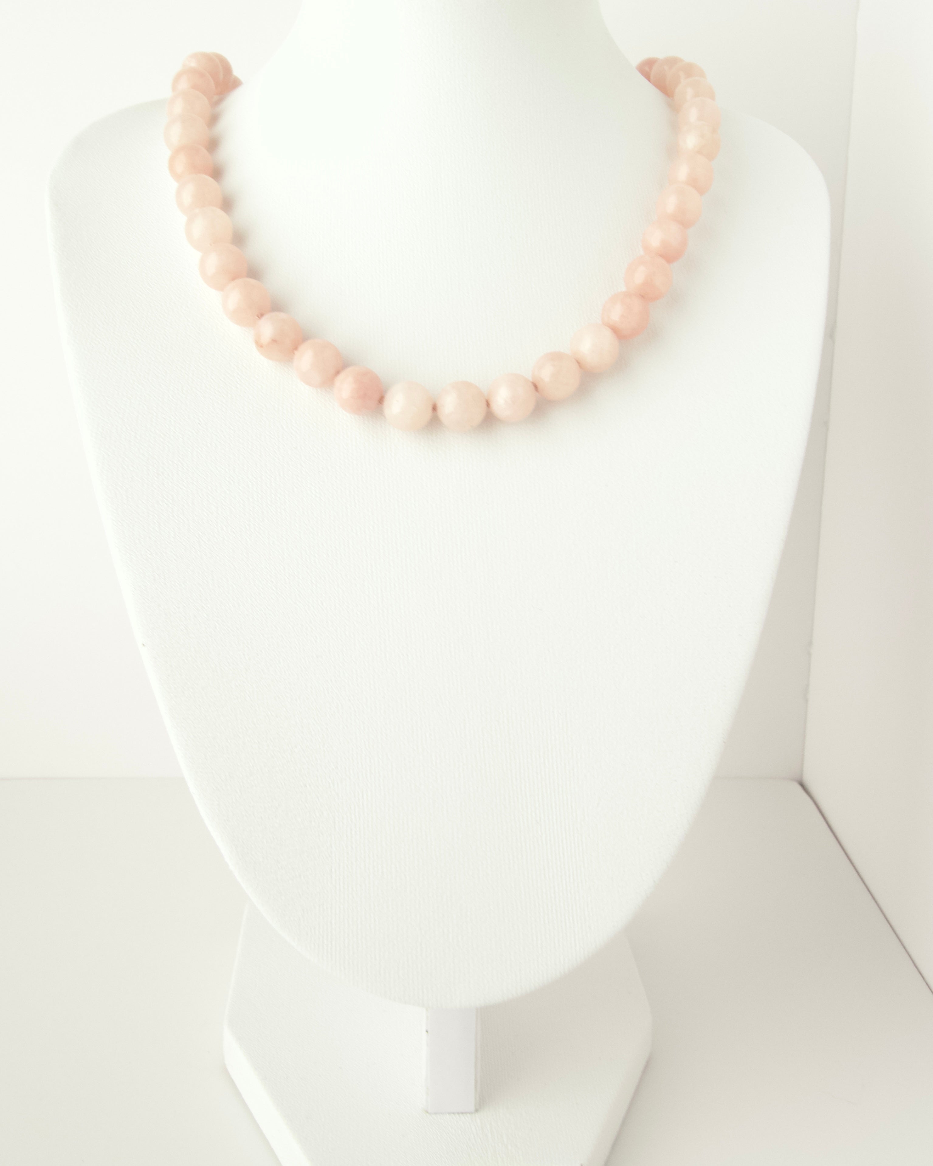 Classic Pink Bubblegum Gem Necklace