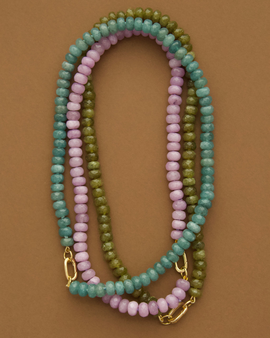 Agave Faceted Candy Gem Necklace