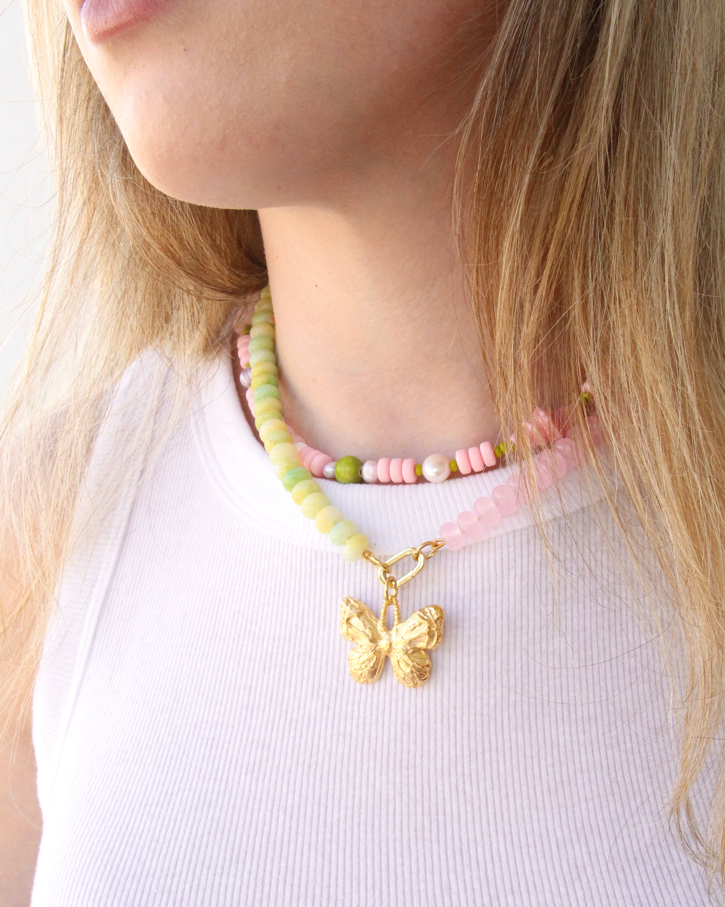 Petal Candy Gem Necklace