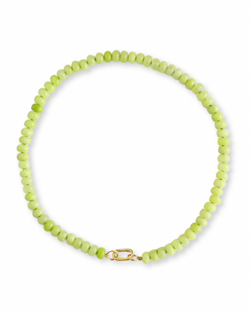 Melon Green Candy Gem Necklace