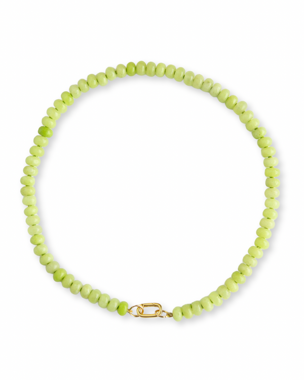 Melon Green Candy Gem Necklace
