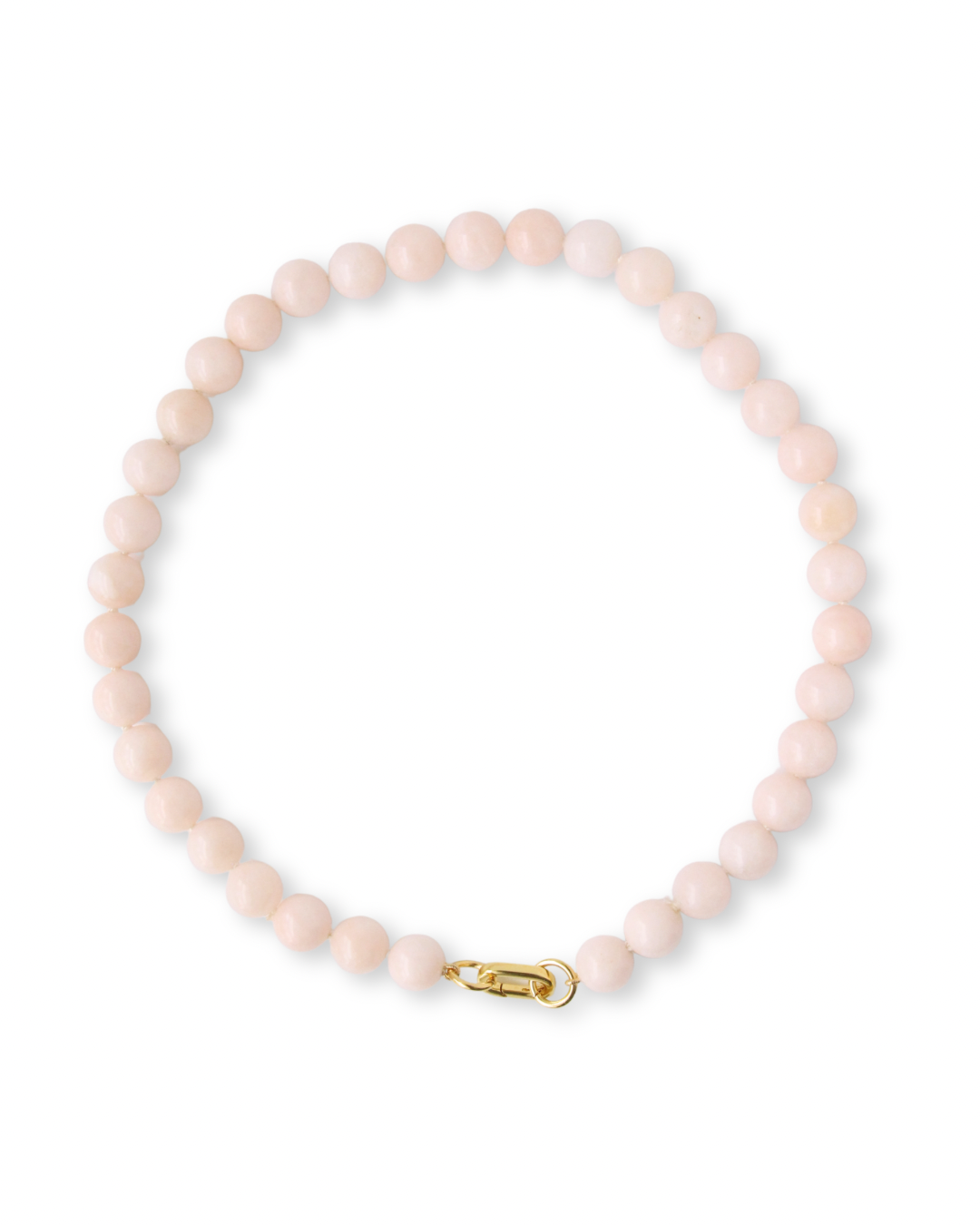 Blush Pink Bubblegum Gem Necklace