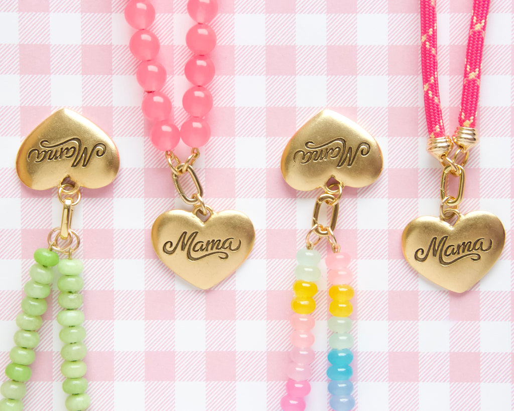 Medium Mama Heart Charm