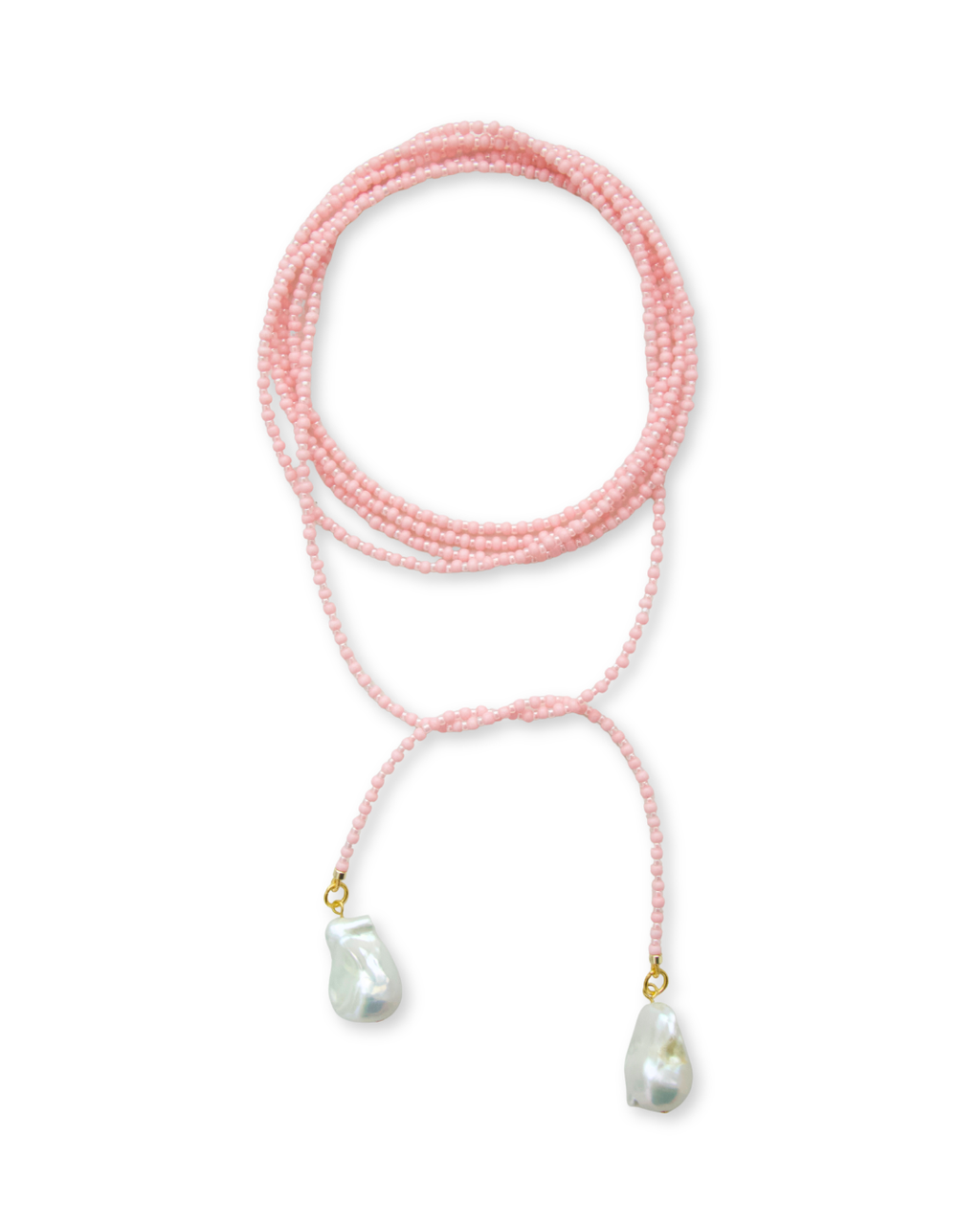 Jubilee Wrap Necklace - Blush