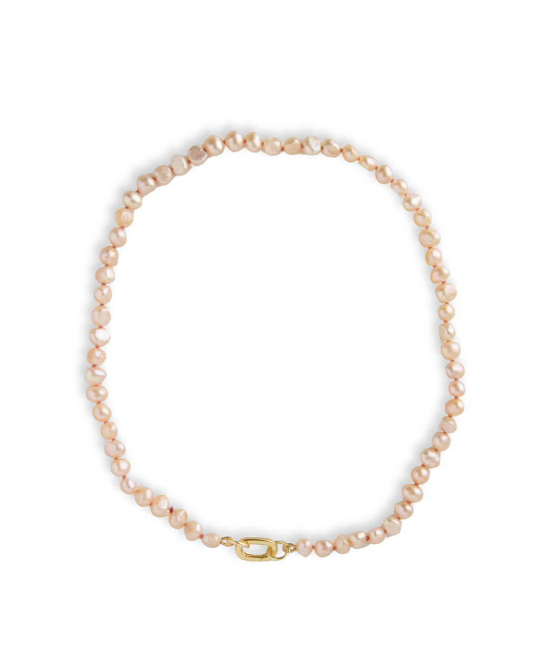 Pink Champagne Freshwater Pearl Necklace