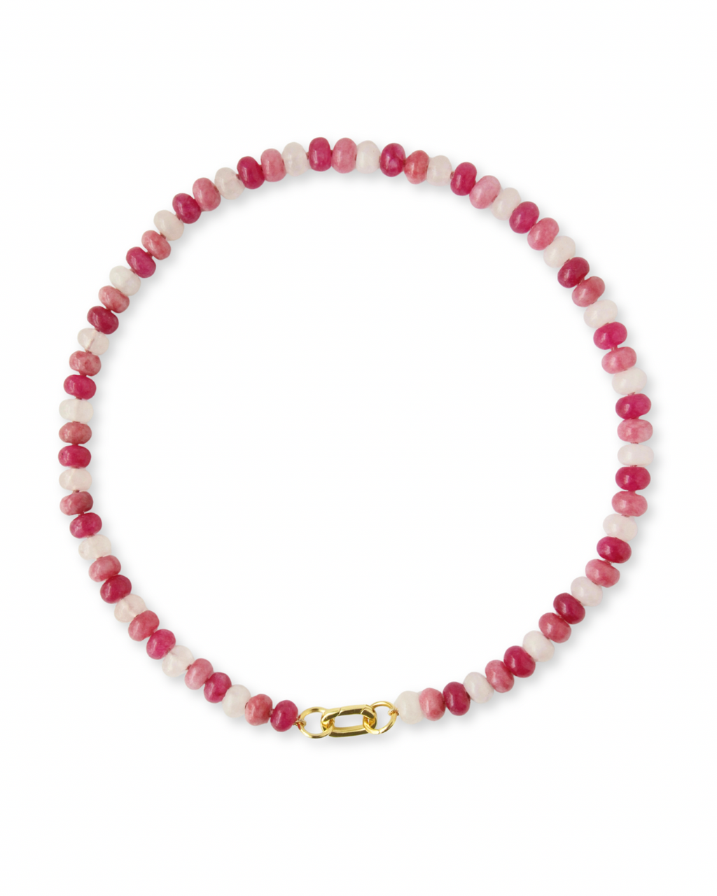 Pink Punch Candy Gem Necklace