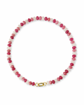 Pink Punch Candy Gem Necklace