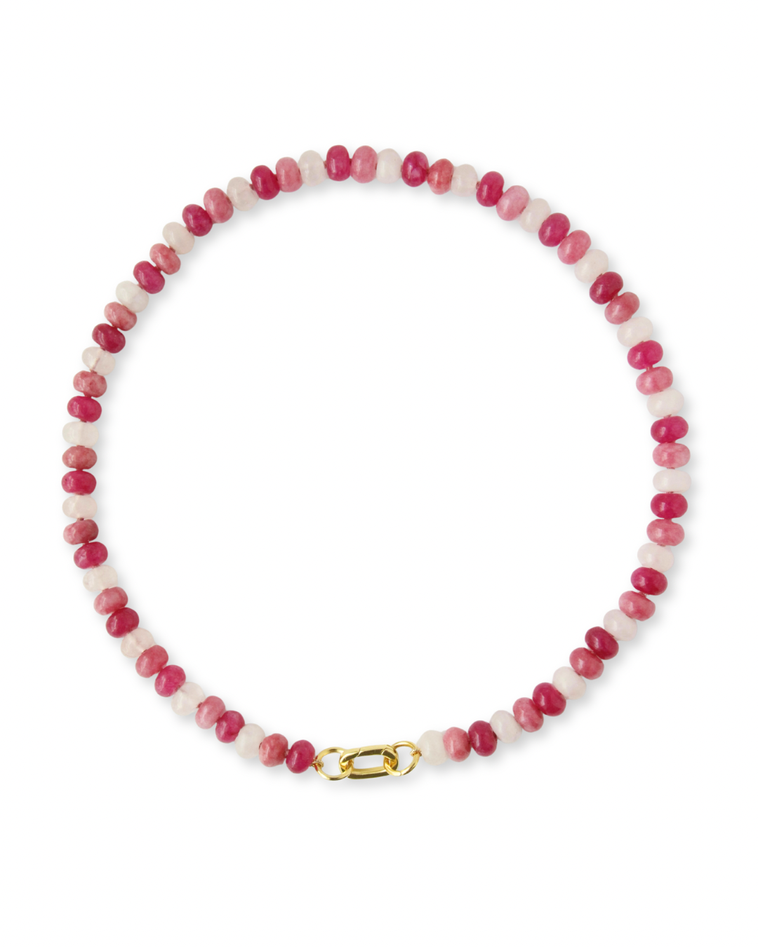 Pink Punch Candy Gem Necklace