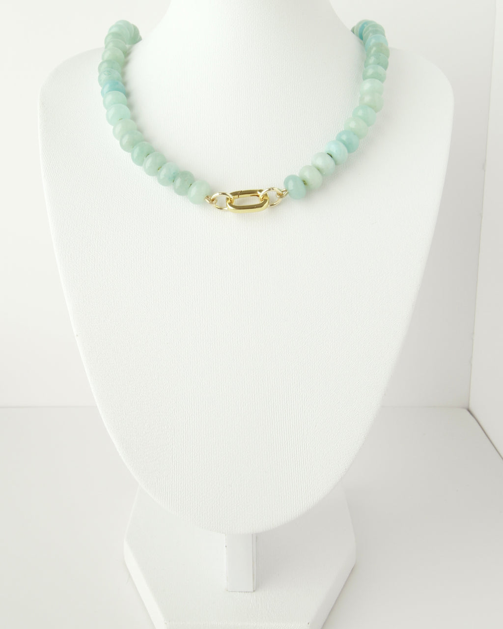 Amazonite Classic Candy Gem Gem Necklace - 16"
