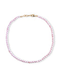 Soft Pink Adjustable Pearl Necklace