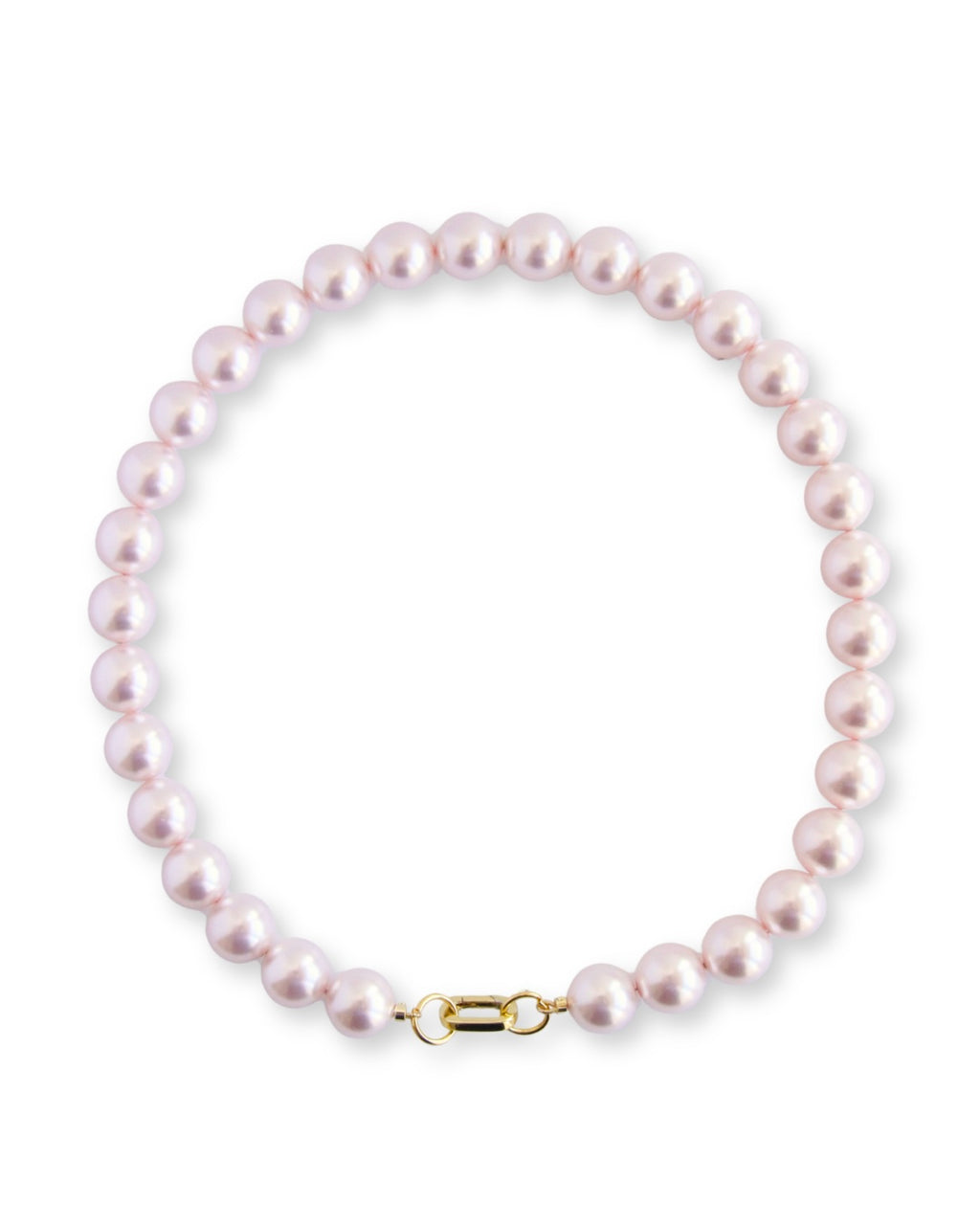 Soft Pink Jumbo Pearl Necklace